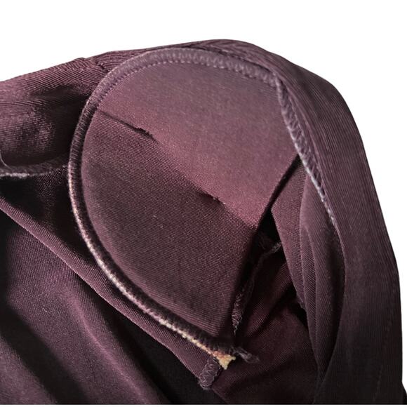 Jostar Vintage Medium Travelers Purple Slinky Long Lone Button Up Cardigan Top - Picture 4 of 5